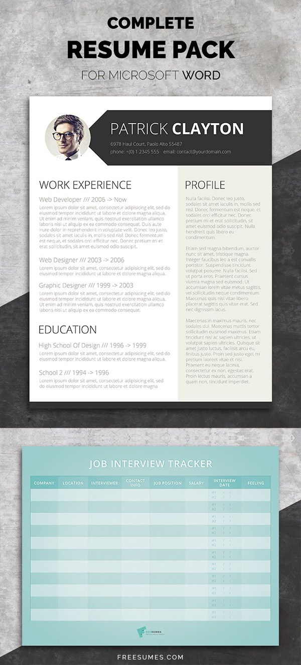 20 Modern Cv Resume Templates And Cover Letter Resume within size 600 X 1323