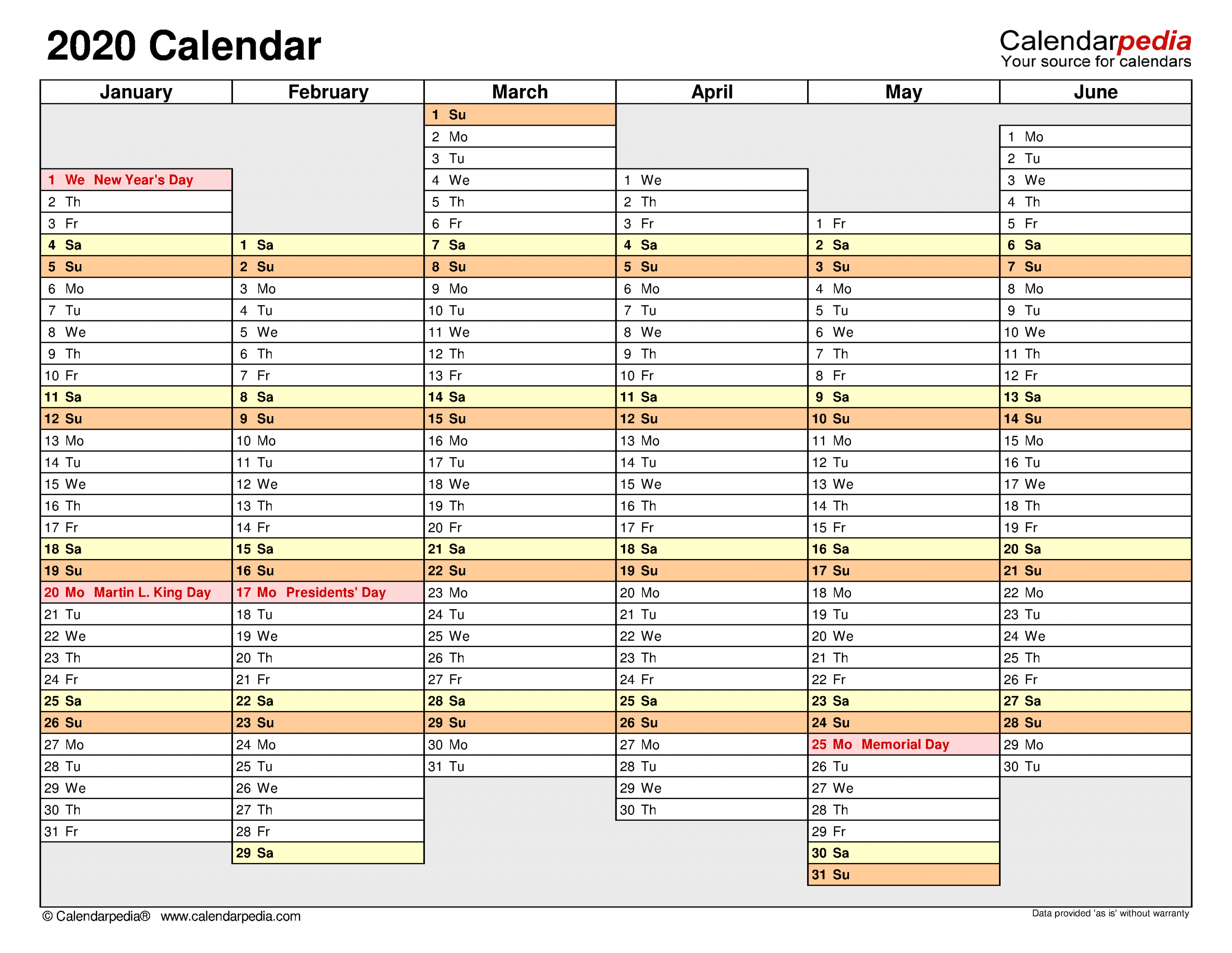 2020 Calendar Free Printable Microsoft Excel Templates in sizing 3120 X 2414