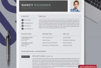 2020 Job Winning Ms Word Resume Template Curriculum Vitae Modern Cv Template Professional And Creative Resume Unique Resume 1 3 Page Resume with size 1500 X 1200