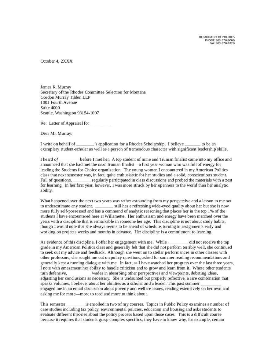 2020 Letter Of Recommendation Sample Fillable Printable with regard to measurements 900 X 1165