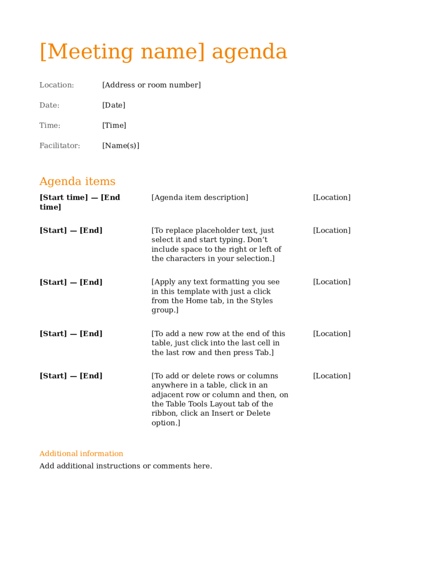 2020 Meeting Minutes Template Fillable Printable Pdf throughout size 900 X 1165