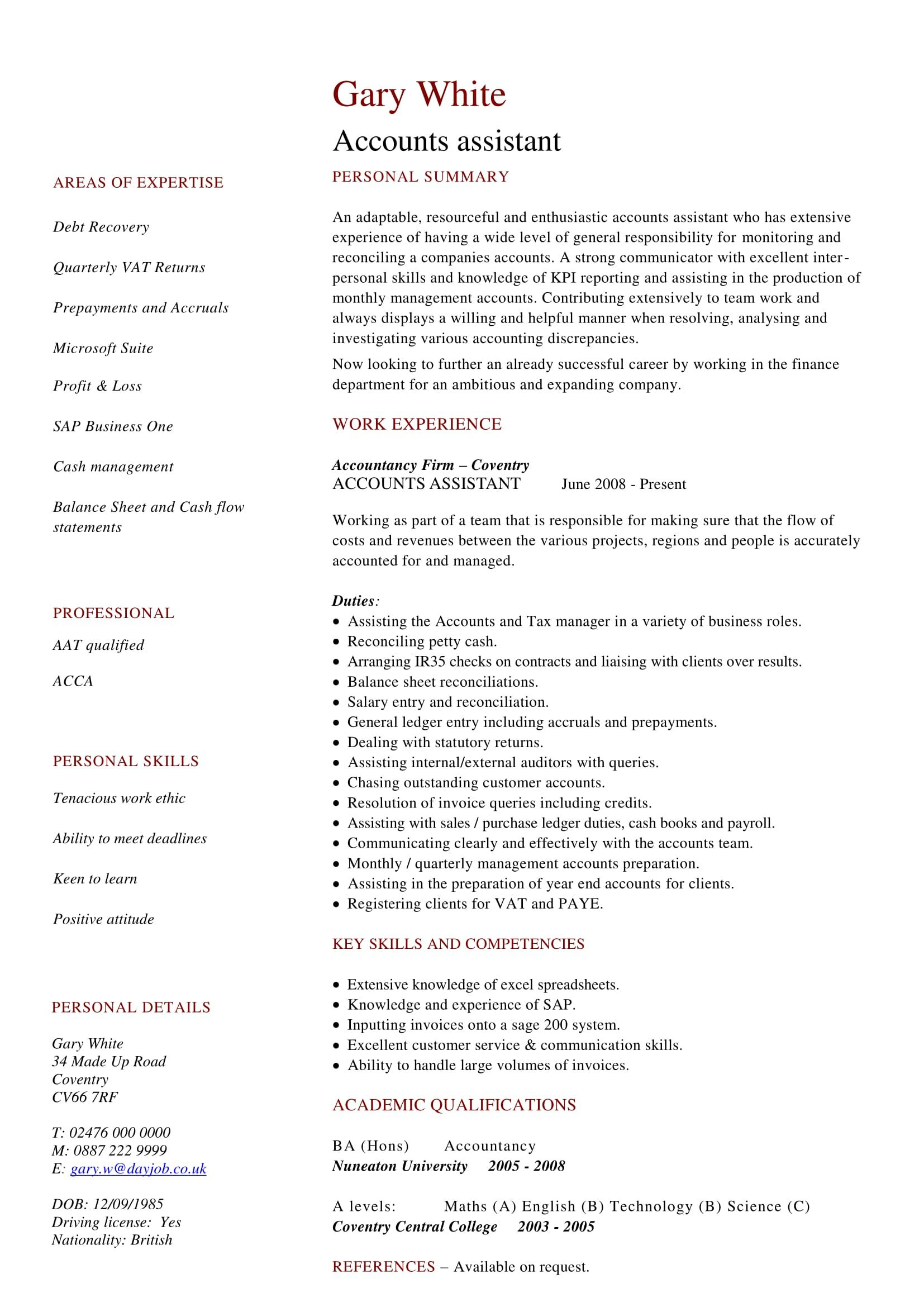 24 Best Finance Resume Sample Templates Chef Resume within sizing 1654 X 2339