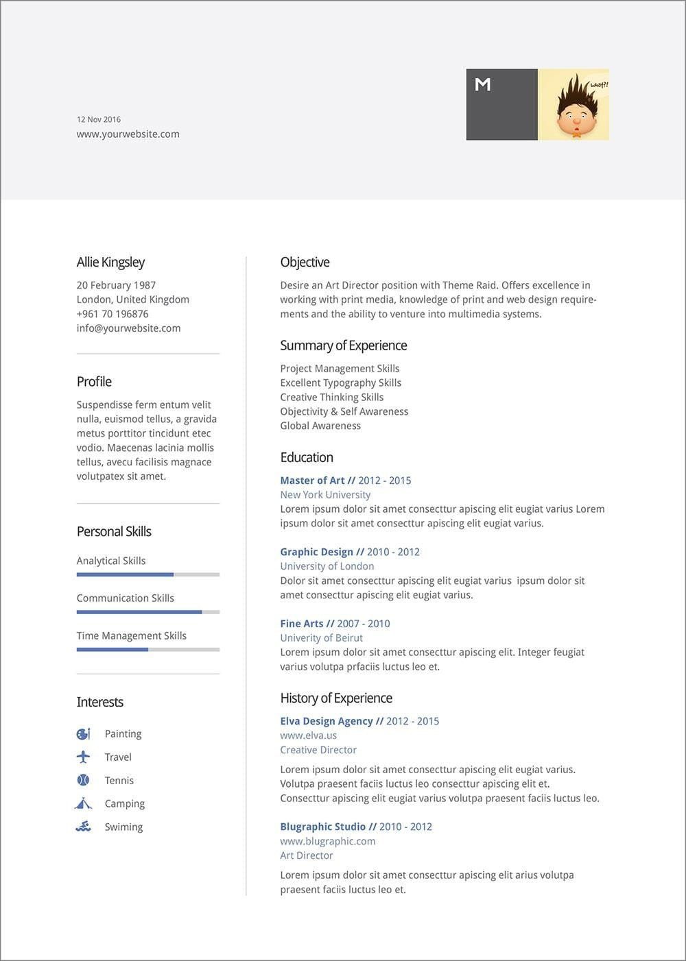 25 Beautiful Free Resume Templates For Microsoft Word throughout measurements 1000 X 1402