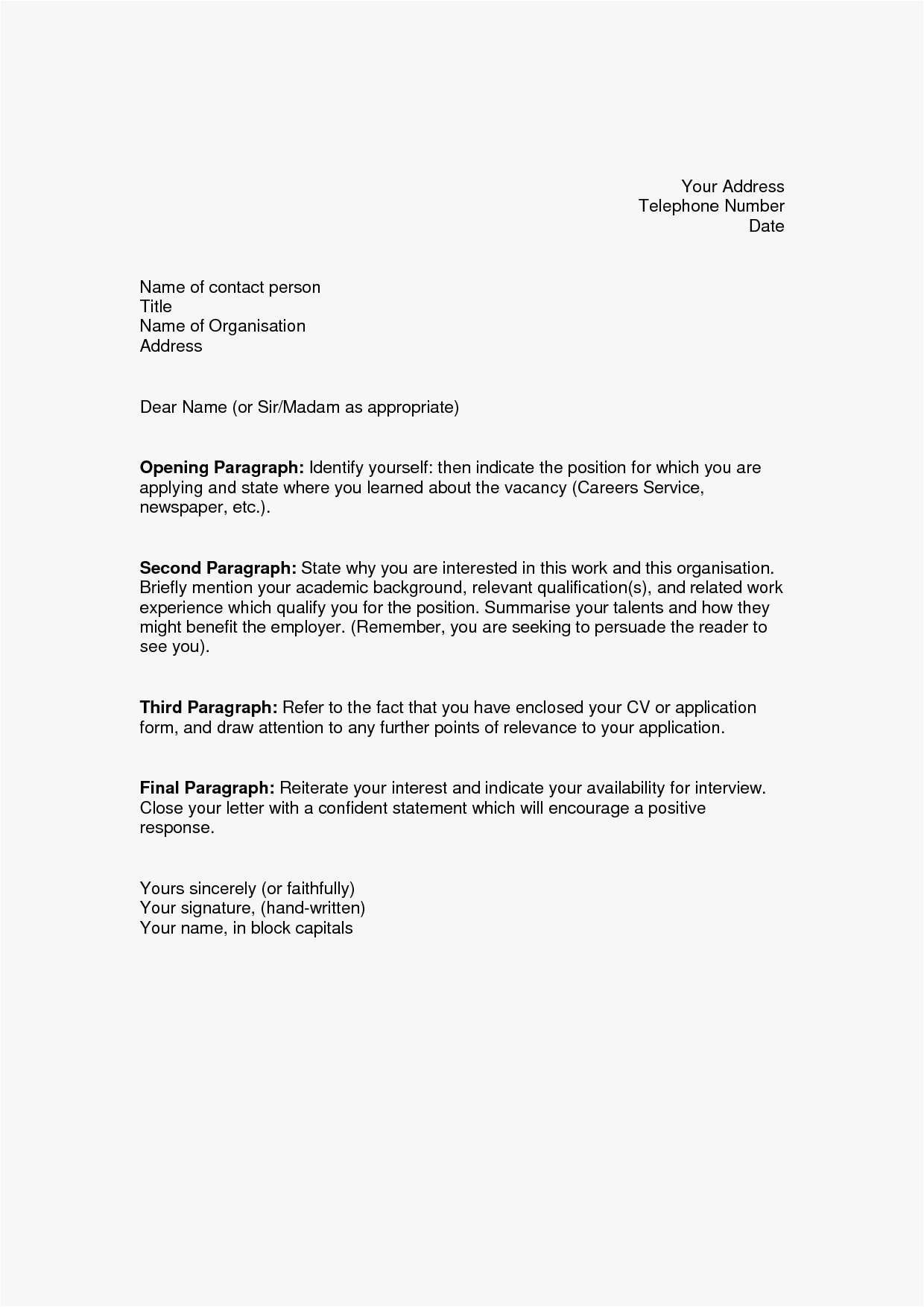 Closing Sentence Cover Letter