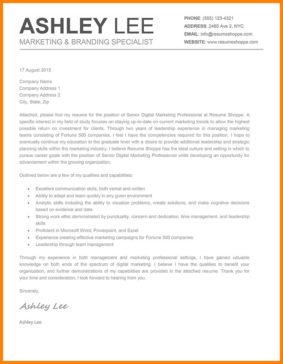 26 Creative Cover Letters Cover Letter Template Creative in dimensions 920 X 1185