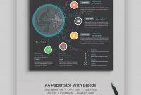 30 Best Infographic Resume Cv Templates Creative Examples inside sizing 850 X 1742