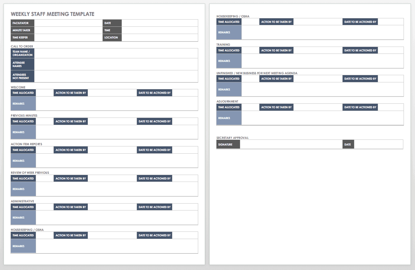 30 Free Task And Checklist Templates Smartsheet in proportions 1382 X 898