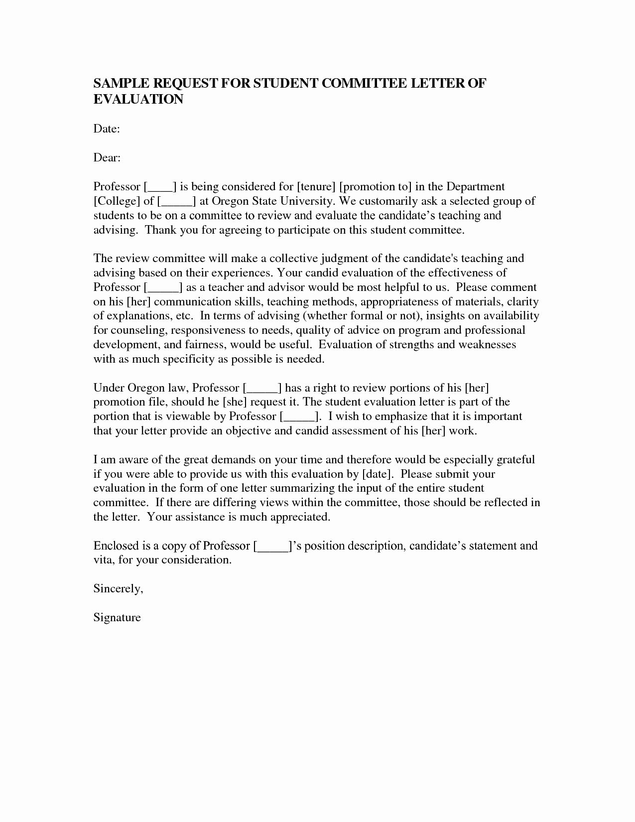 30 Recommendation Letter For Professor Promotion In 2020 inside size 1275 X 1650