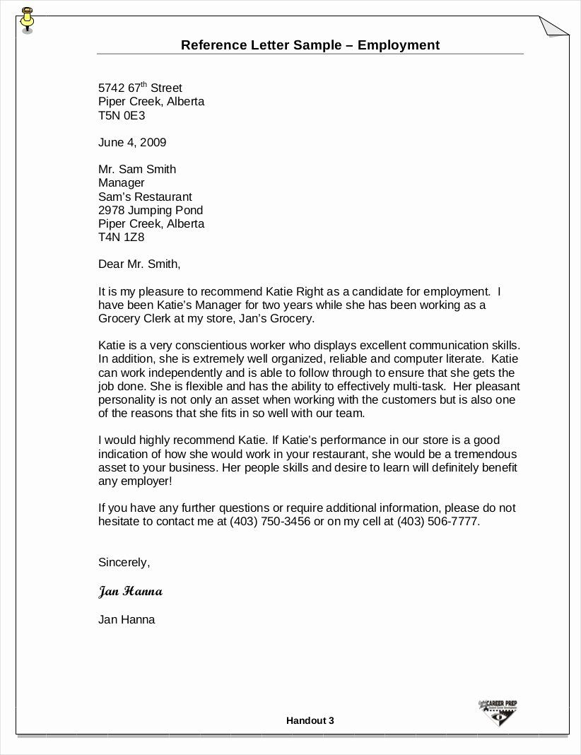 30 Reference Letter Template For Employee In 2020 for dimensions 822 X 1068