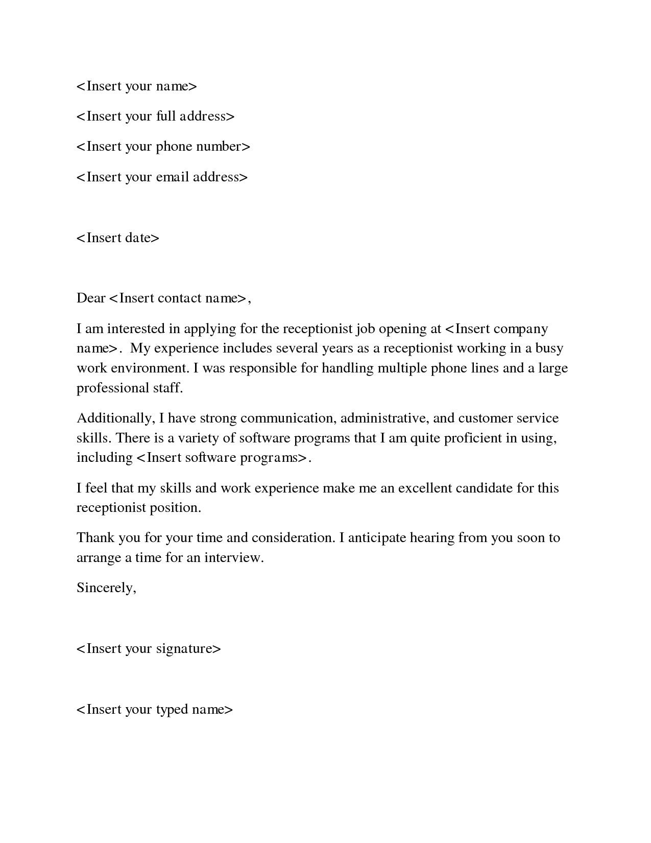 32 Paraprofessional Cover Letter With No Experience Sample throughout sizing 1275 X 1650