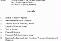 34 The Best Club Agm Agenda Template For Ms Word With Club throughout measurements 1447 X 1586