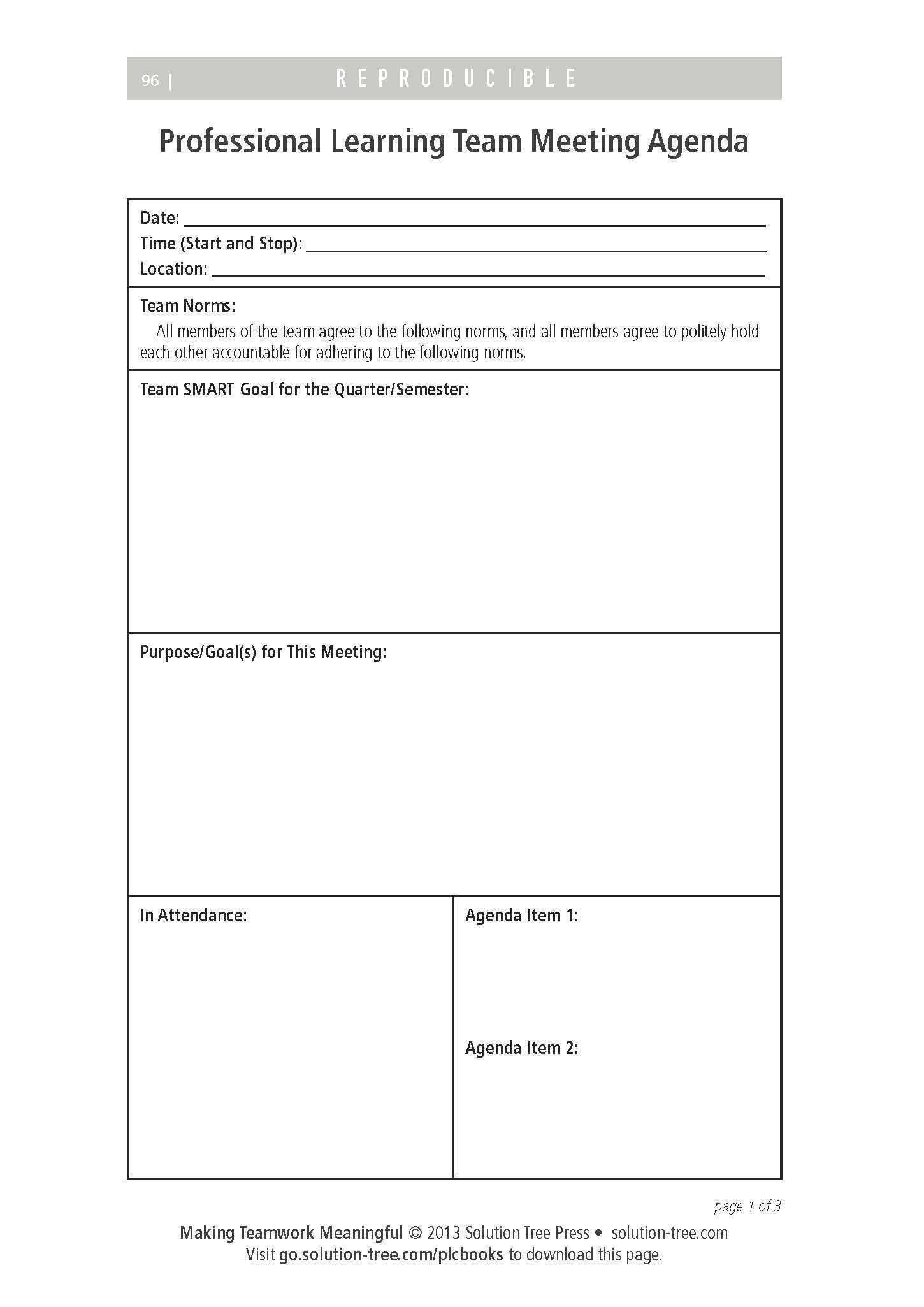 35 Report Rti Meeting Agenda Template For Ms Word For Rti with regard to sizing 1450 X 2050