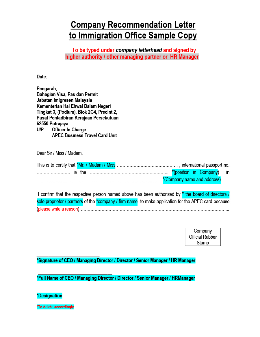 36 Free Immigration Letters Character Reference Letters For in proportions 900 X 1165