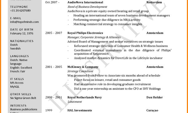 4 Curriculum Vitae English Example Pdf Cashier Resumes inside sizing 1254 X 1768