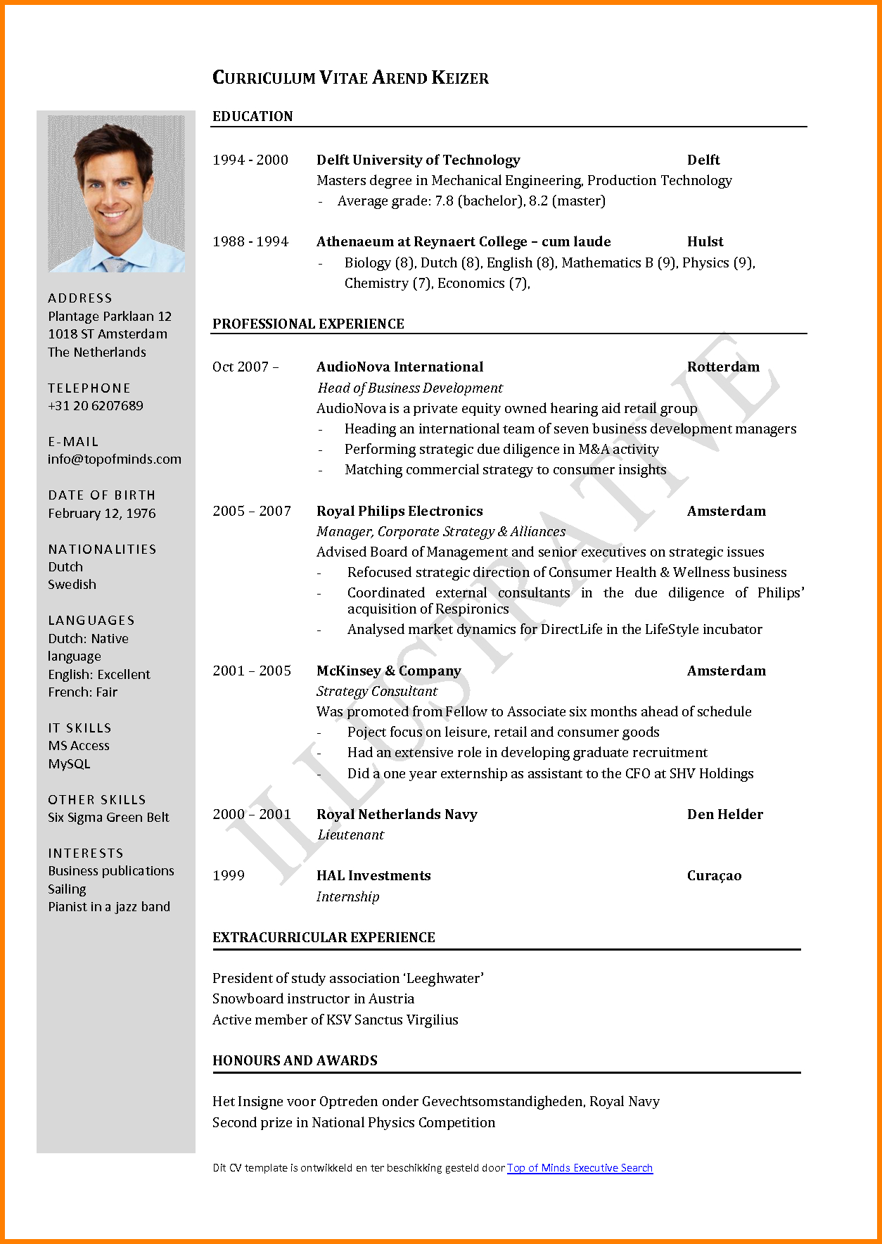 4 Curriculum Vitae English Example Pdf Cashier Resumes inside sizing 1254 X 1768