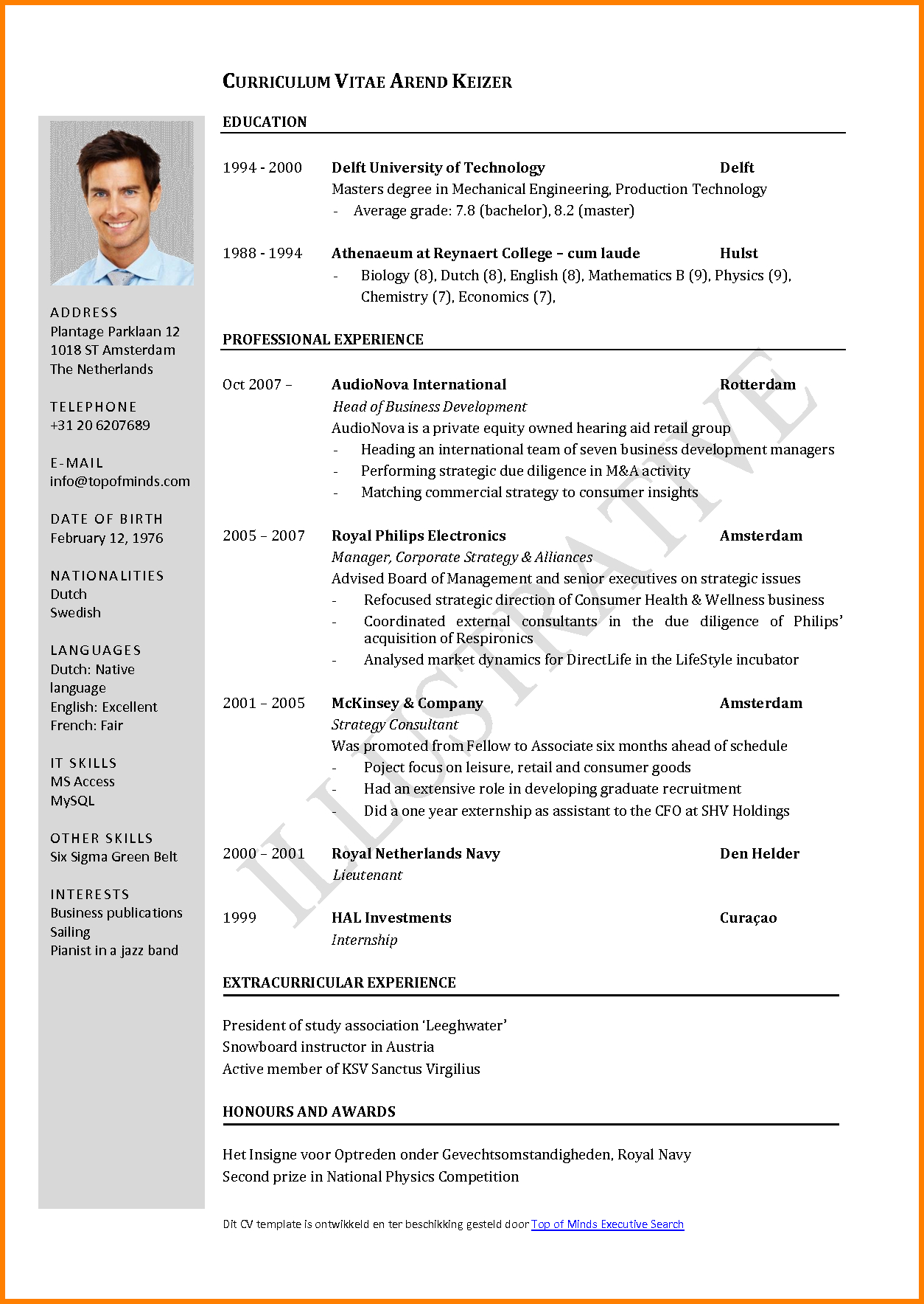 4 Curriculum Vitae English Example Pdf Cashier Resumes pertaining to proportions 1254 X 1768