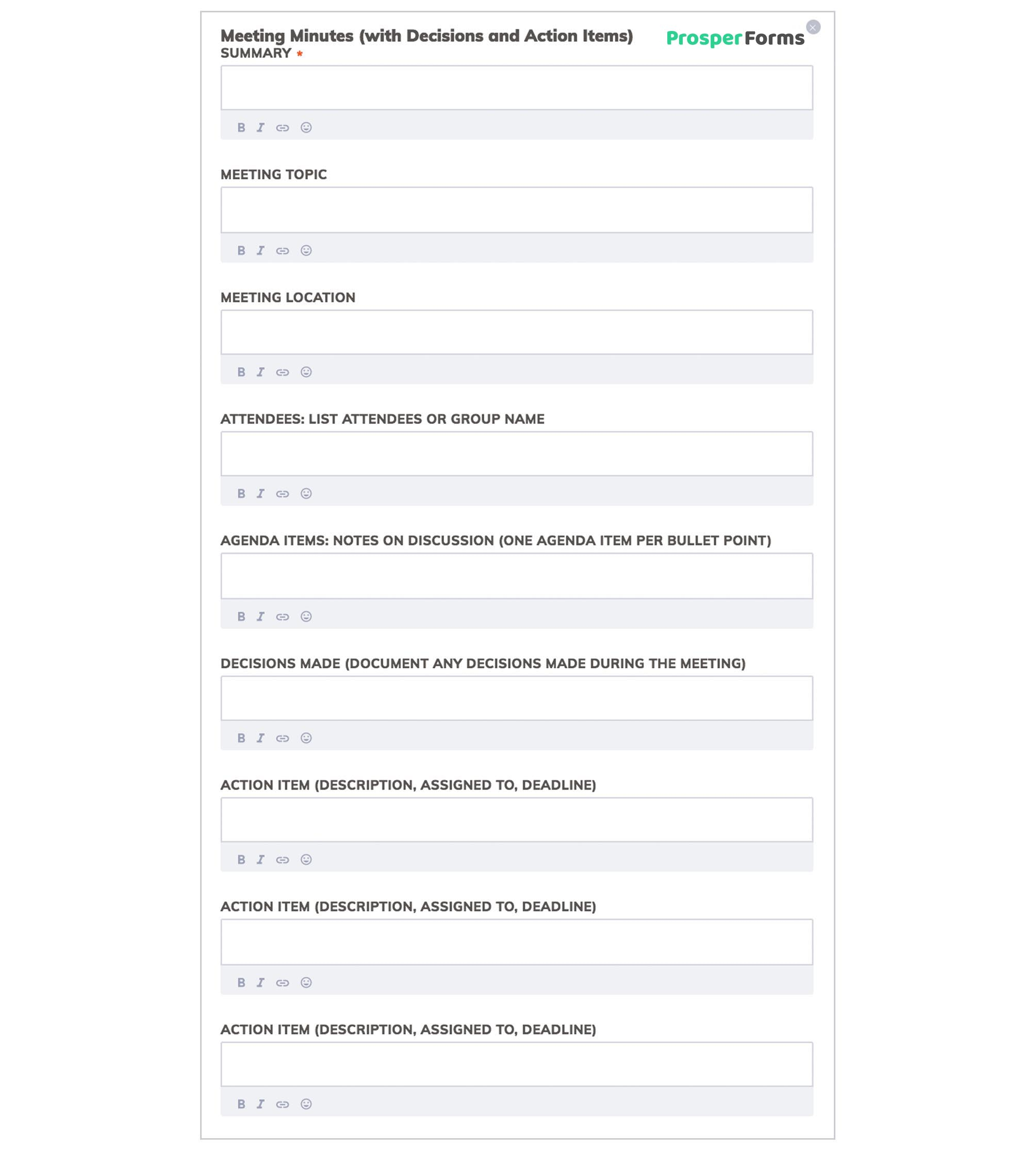 4 Keys To An Effective Monthly Meeting Free Template Download intended for size 2009 X 2230