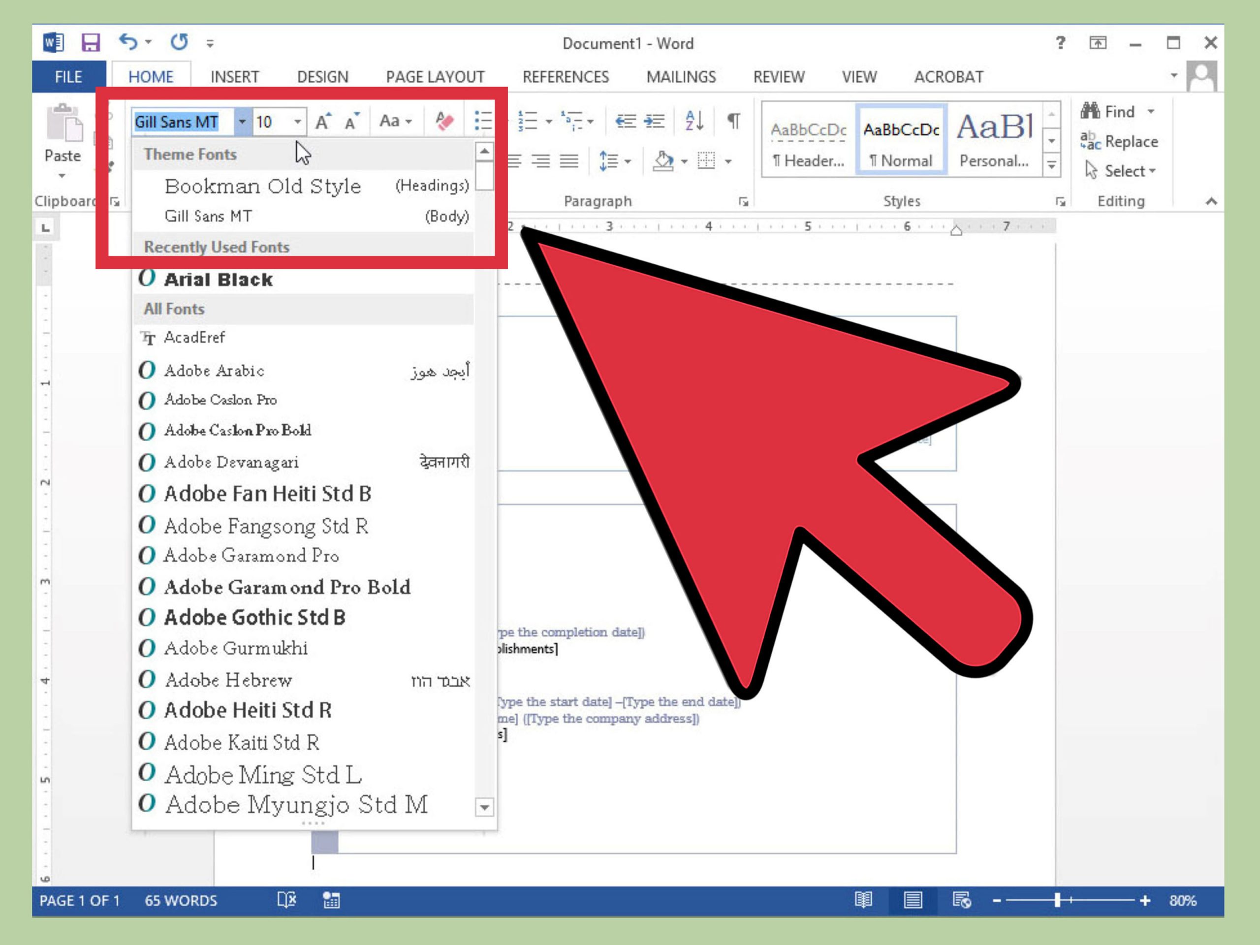 4 Ways To Create A Resume In Microsoft Word Wikihow pertaining to size 3200 X 2400