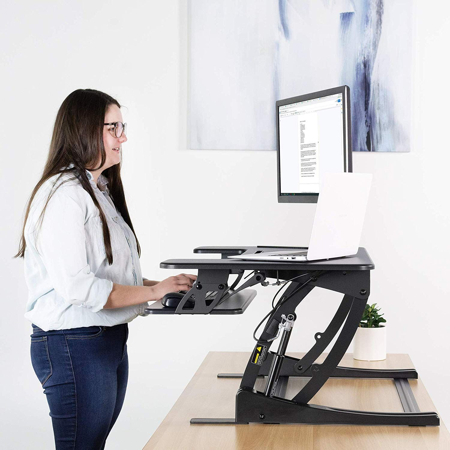 5 Best Standing Desk Converters 2020 The Strategist New pertaining to size 1500 X 1500