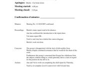 5 Formal Minutes In A Meeting Templates Pdf Free throughout proportions 788 X 1020