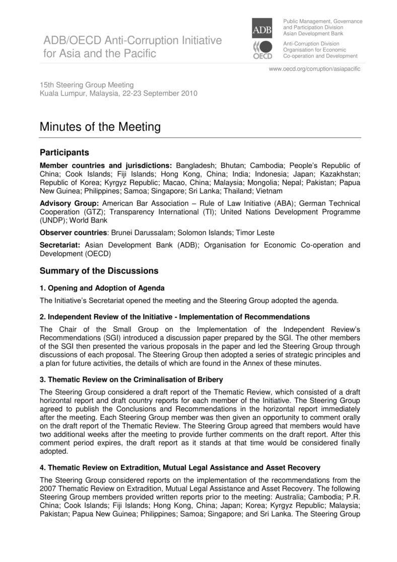 5 Minutes In A Meeting Format Templates Pdf Free with regard to dimensions 788 X 1114