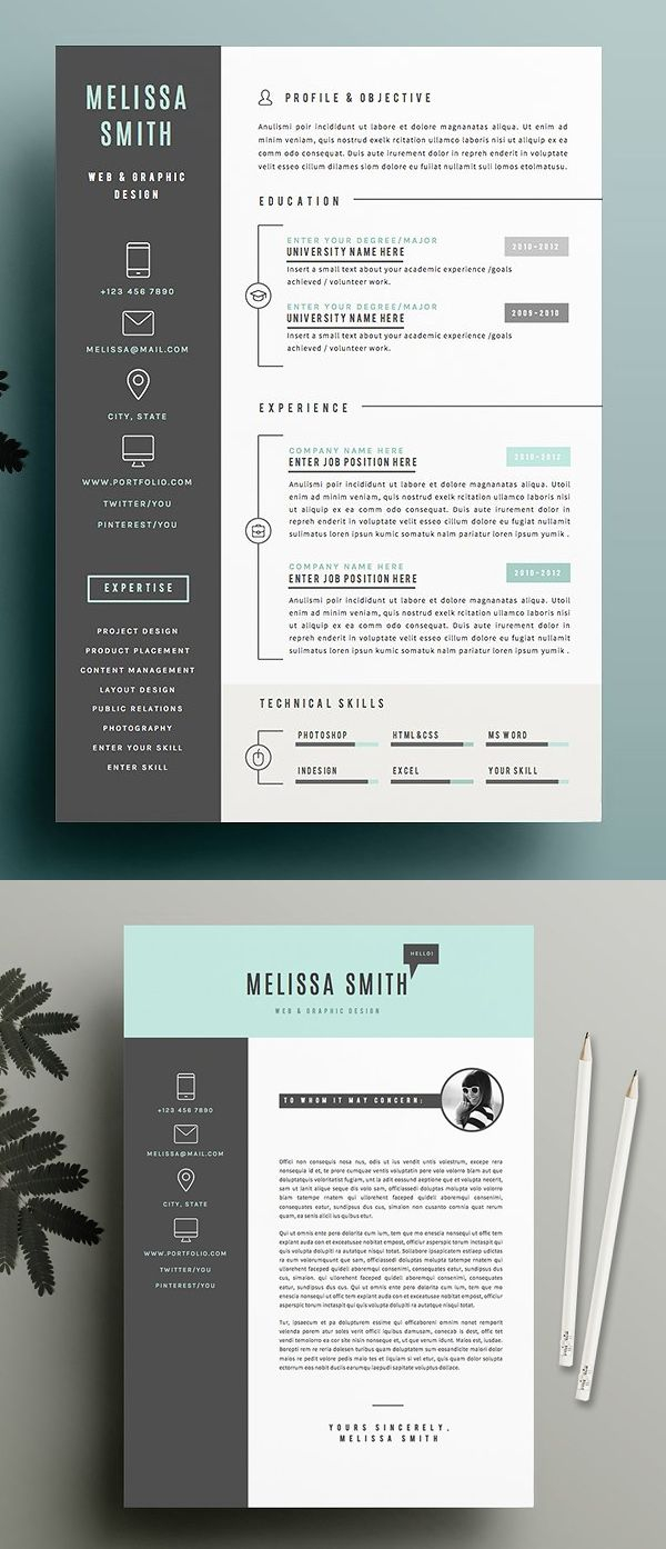 50 Best Resume Templates For 2018 Infographic Resume regarding size 600 X 1394