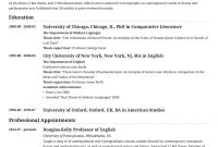 500 Cv Examples A Curriculum Vitae For Any Job Application inside size 1010 X 1428