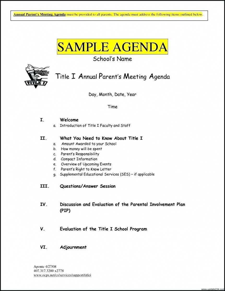 58 Best Agenda Template For Seminar In Photoshop With Agenda with sizing 862 X 1114