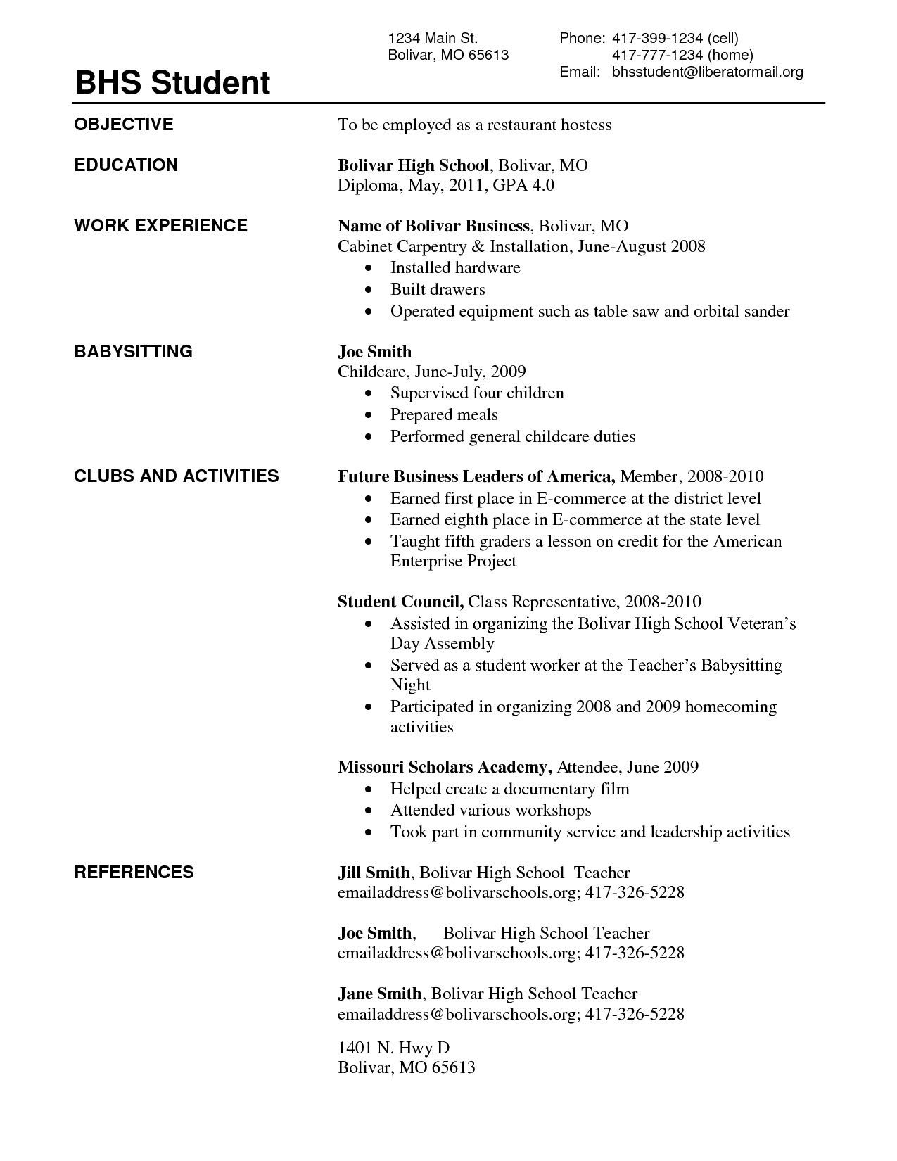 67 Best Of Image Of Resume Examples For College Graduate with measurements 1275 X 1650