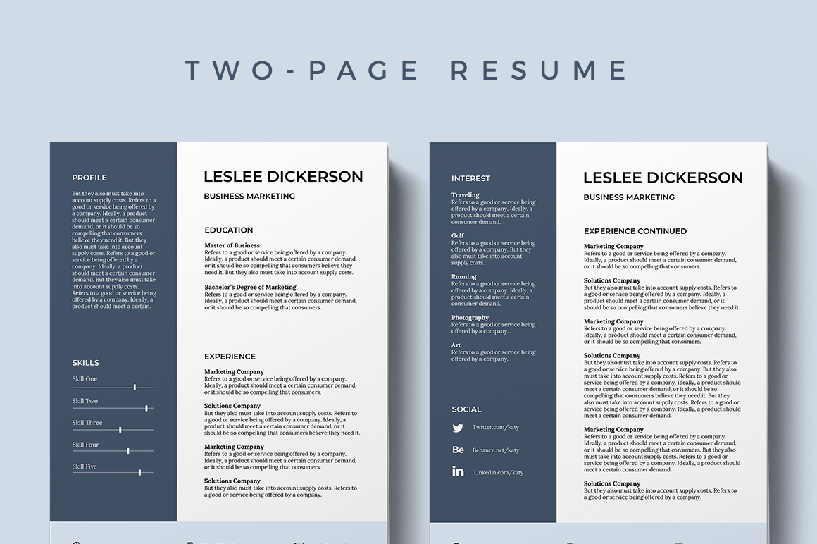 professional cv template word free download 2020