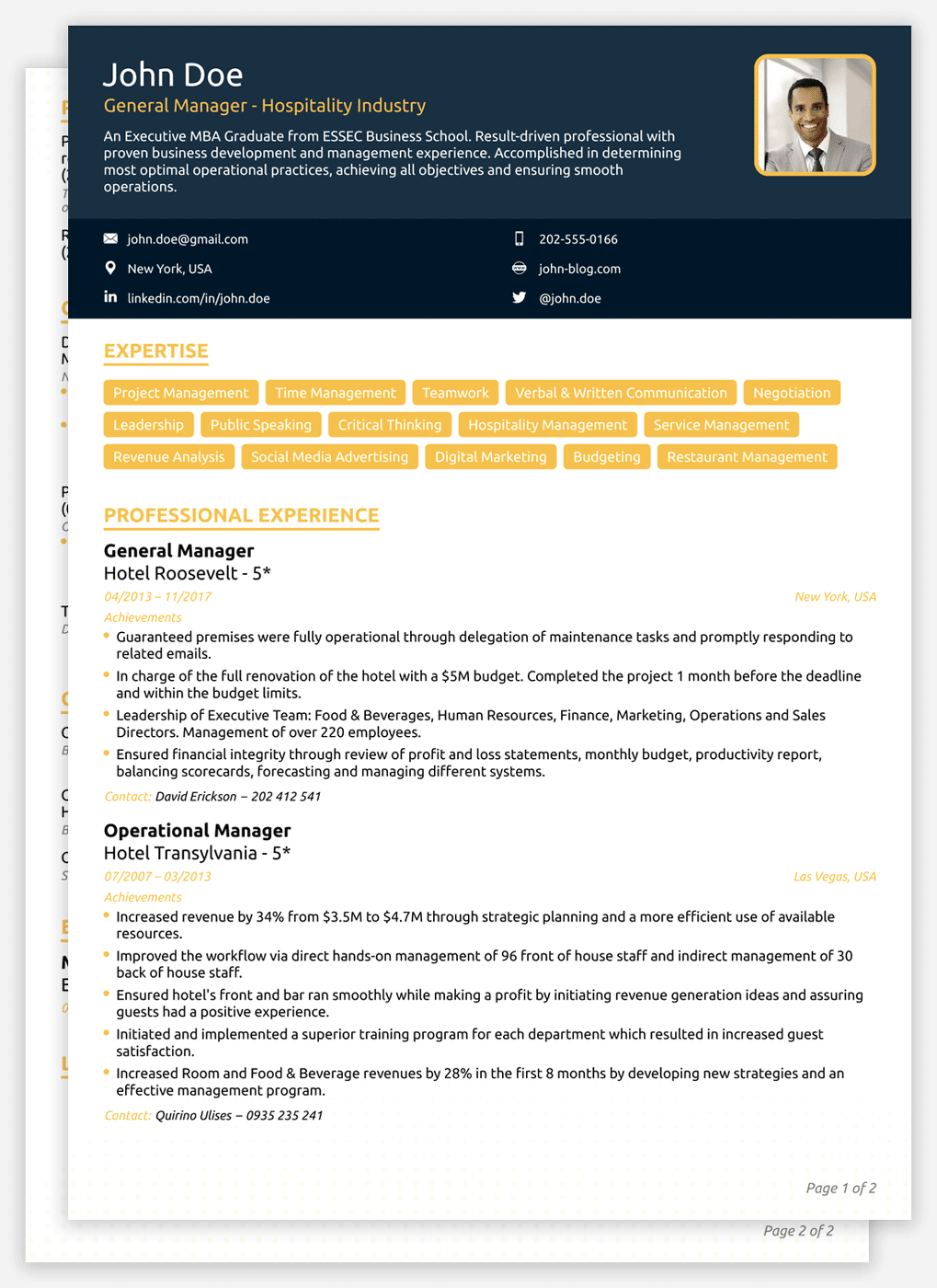 8 Cv Templates Curriculum Vitae Updated For 2020 with dimensions 1019 X 1400