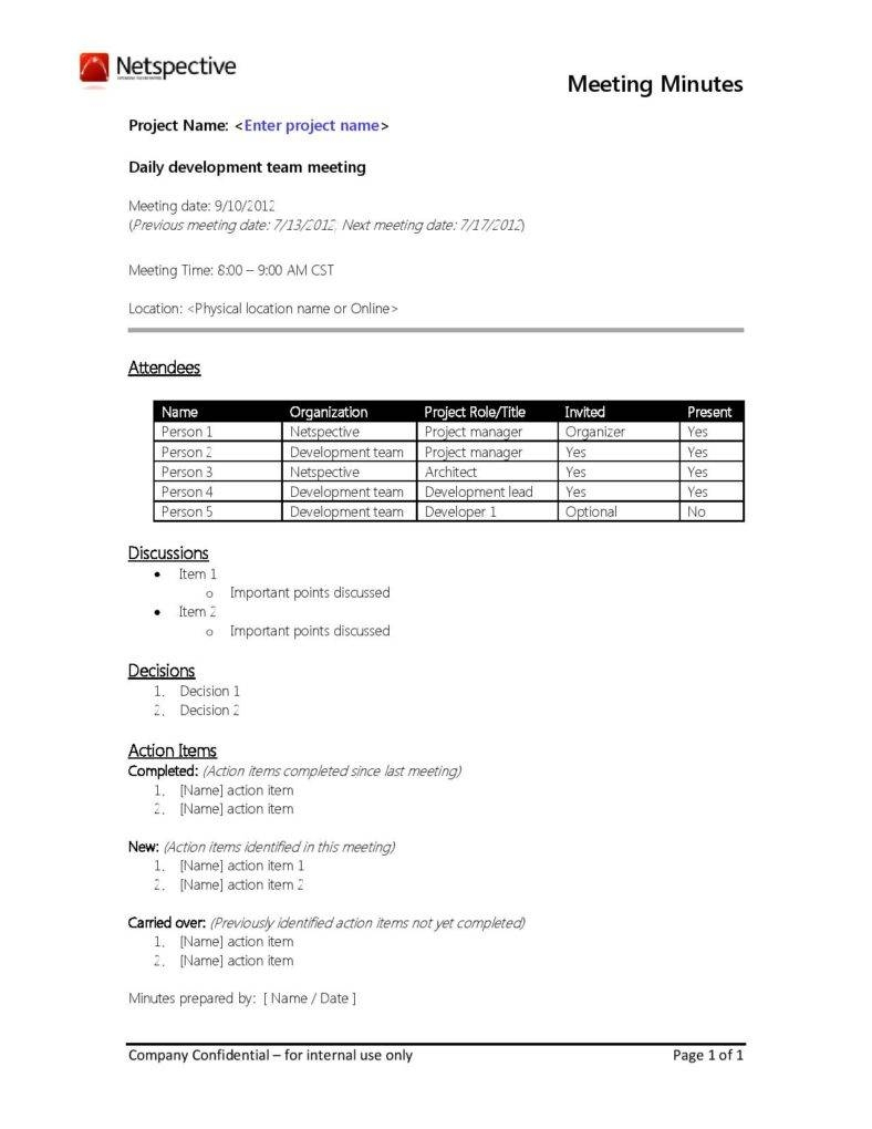 9 Meeting Minutes Templates Free Premium Templates pertaining to measurements 788 X 1020