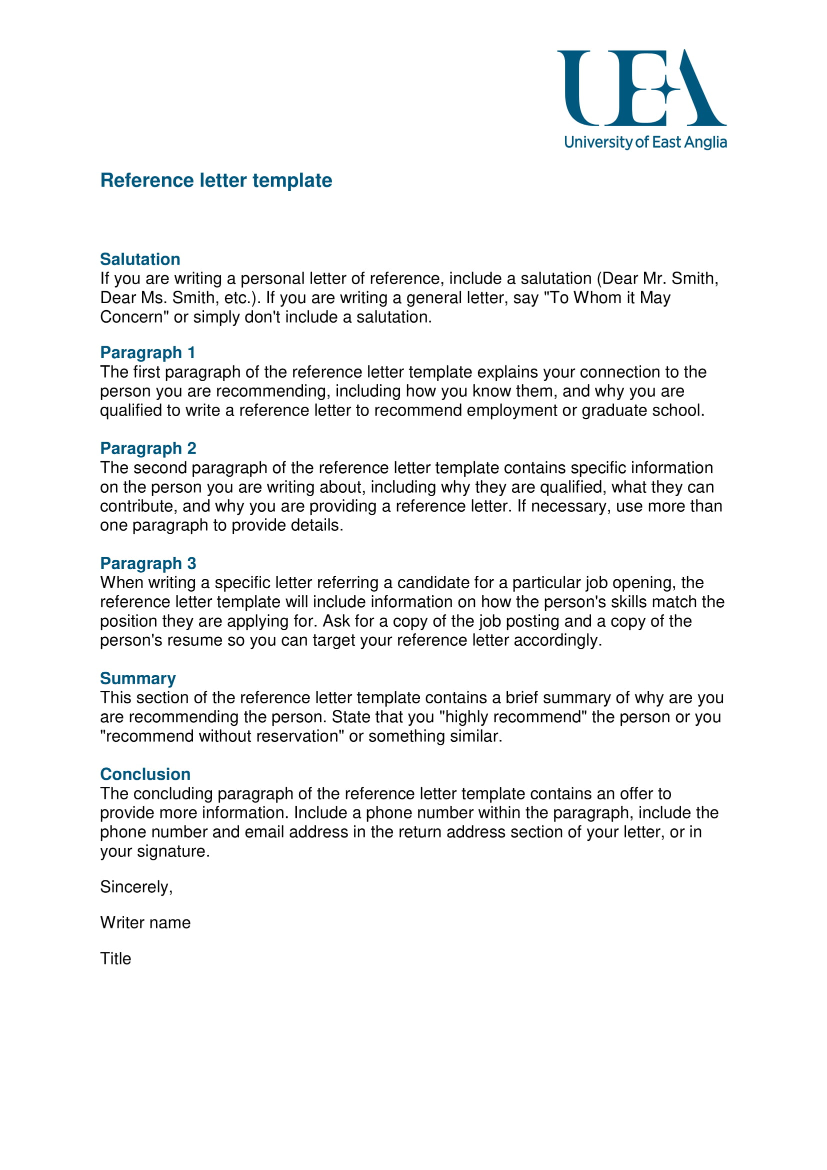 9 Reference Letter From A Previous Employer Examples Pdf for size 1654 X 2339