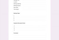 9 School Meeting Minutes Templates In Word Pdf Apple regarding sizing 880 X 1140