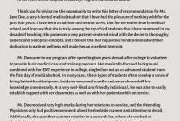 A Guide On Letter Of Recommendation For Internal Medicine with measurements 800 X 1132