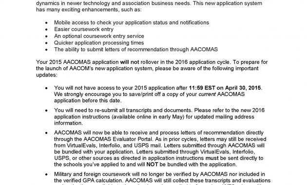 Aacomas Letter Of Recommendation Requirements Enom with proportions 1700 X 2200