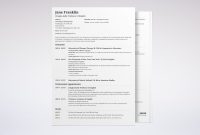 Academic Cv Curriculum Vitae Template Examples Guide throughout proportions 2400 X 1271