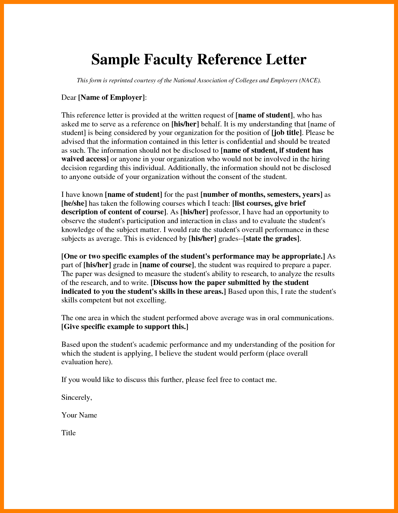 Academic Letter Of Recommendation For Faculty Position intended for size 1301 X 1676
