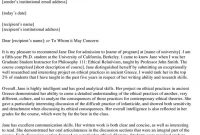 Academic Recommendation Letter 20 Sample Letters Templates throughout sizing 750 X 1128