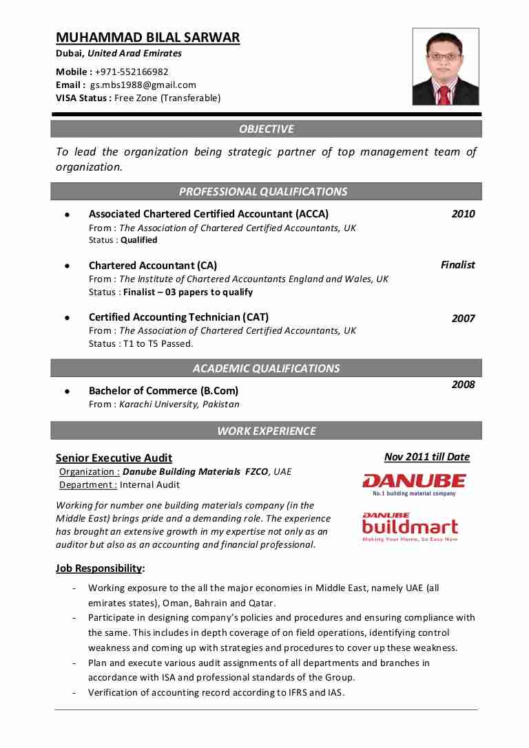 Acca Resume Sample Free Resume Templates Portfolio And for sizing 768 X 1087