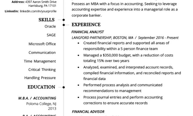 Accountant Resume Sample And Tips Resume Genius inside dimensions 800 X 1132