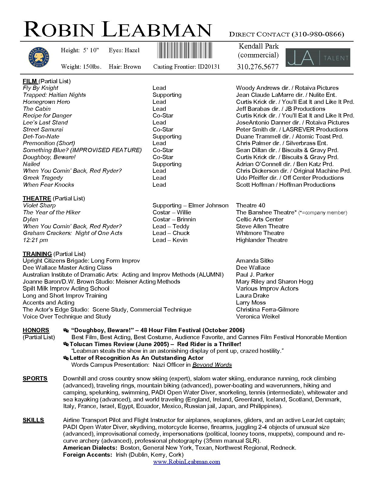 Actor Resume Template Microsoft Word Resume Template Word with measurements 1275 X 1650