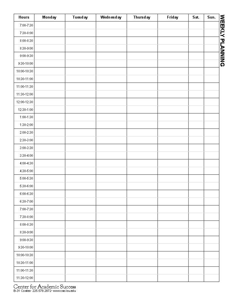Add Your Class Work And Weekly Meeting Schedule To Our with regard to measurements 816 X 1056