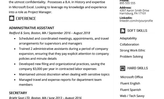 Administrative Assistant Resume Example Writing Tips for proportions 800 X 1132