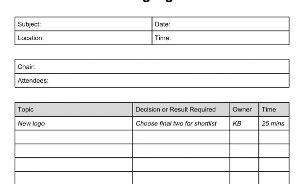 Agenda Meeting Minutes Template Debandje for dimensions 1088 X 901