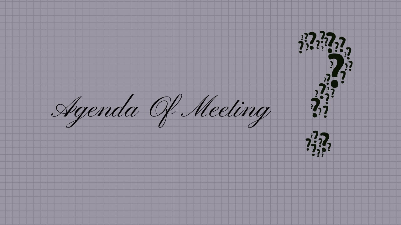 Agenda Of Meeting In Hindi within measurements 1280 X 720