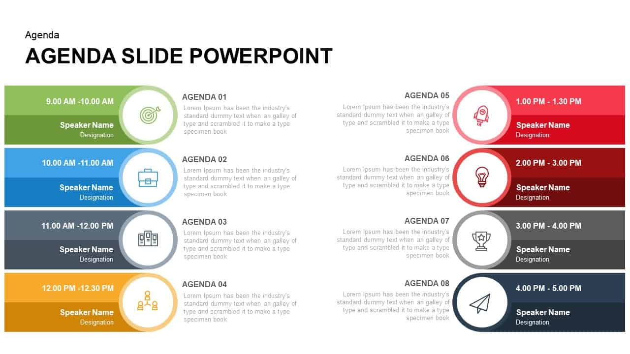 Agenda Slide Powerpoint Template And Keynote Slidebazaar with size 1280 X 720