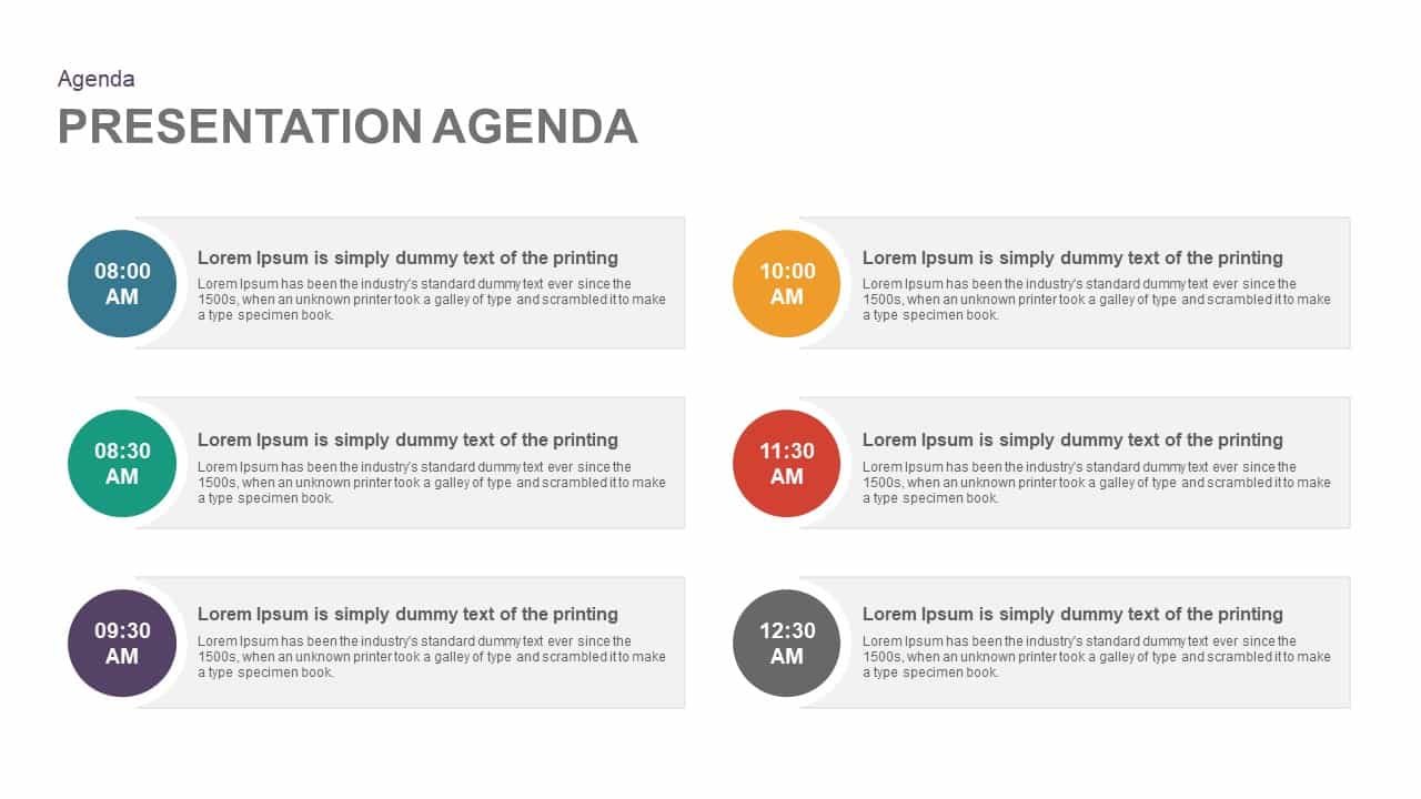 Agenda Template For Powerpoint And Keynote Presentation regarding proportions 1280 X 720