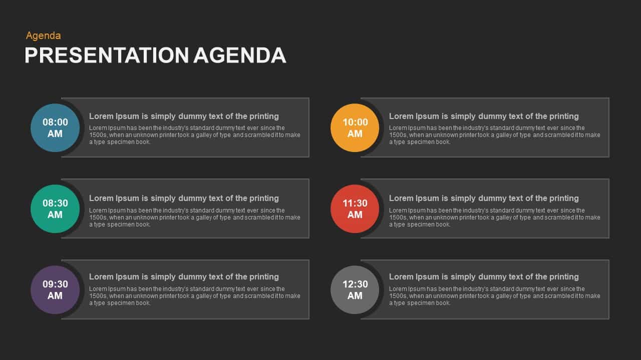 Agenda Template For Powerpoint And Keynote Presentation regarding sizing 1280 X 720