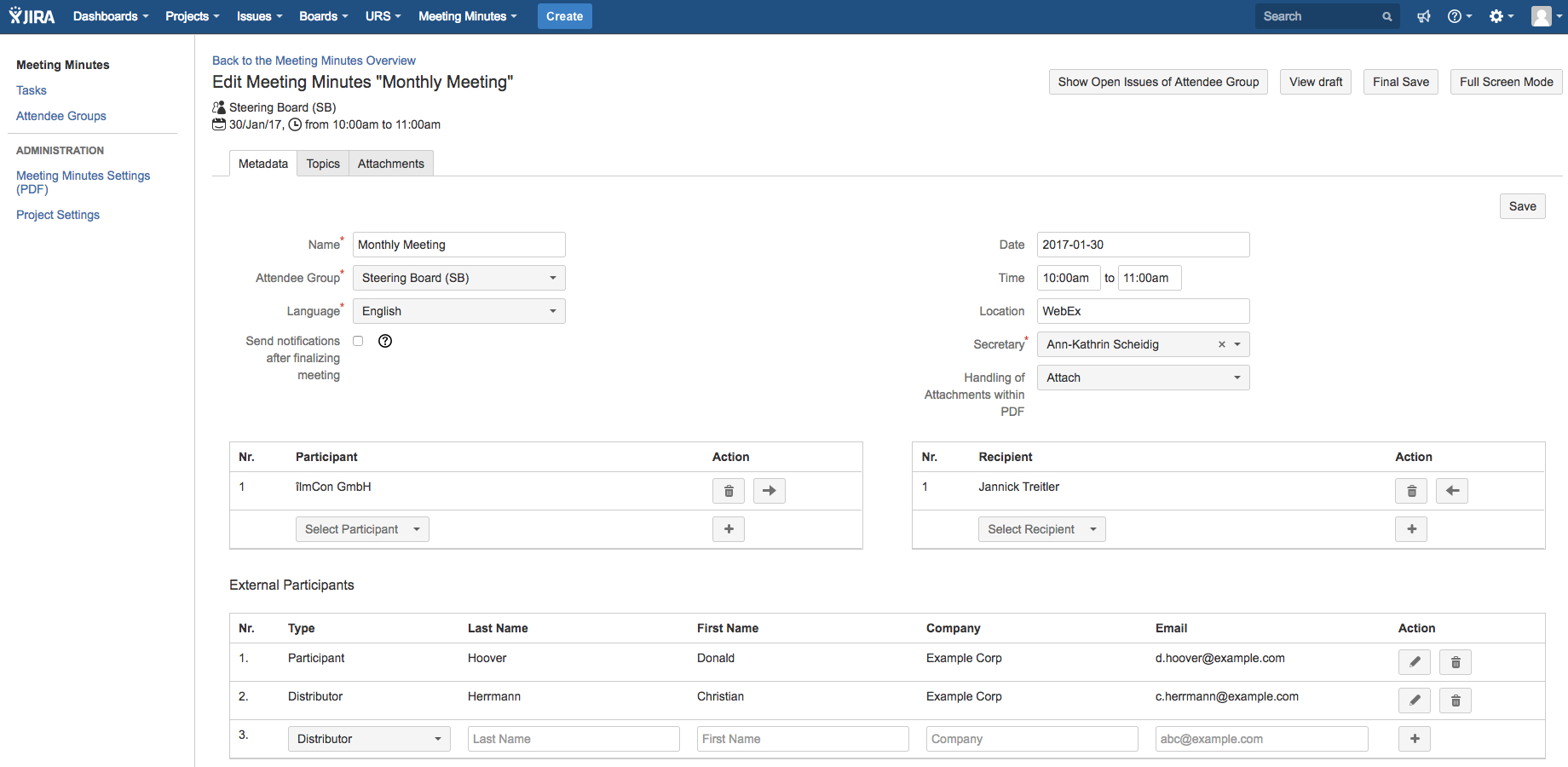 Agileminutes Meeting Minutes For Jira Atlassian Marketplace with dimensions 1840 X 900